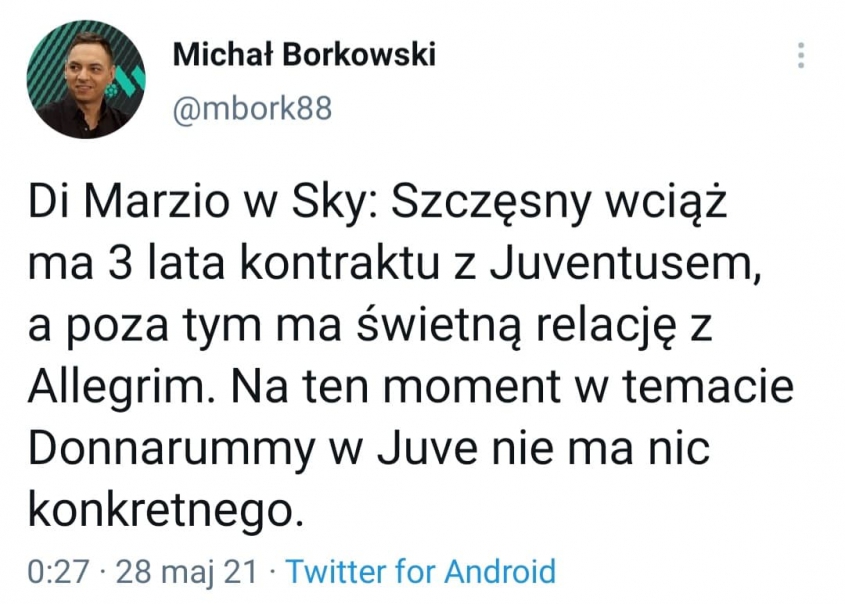 Aktualna SYTUACJA Szczęsnego w Juventusie